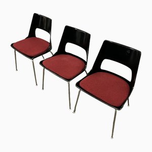 Beistellstühle von Kay Korbing für Fibrex Chairs, 1960er, 3er Set