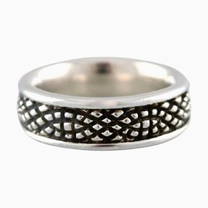 Late 20th Century Ring in Sterling Silver by Lene Munthe for Georg Jensen