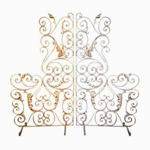 Large Wrought Iron Room Dividers, Egypt, Set of 2