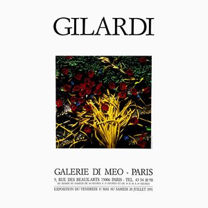 Piero Gilardi, Galerie di Meo Ausstellungsplakat, 1991, Lithographie