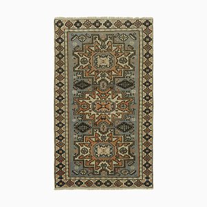 Tapis Vintage en Laine et Coton d'Anatolie