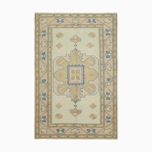 Tapis Vintage en Laine et Coton d'Anatolie