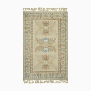 Tapis Vintage en Laine et Coton d'Anatolie