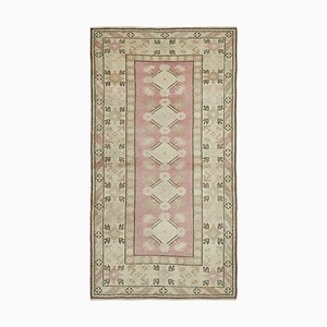 Tapis Vintage en Laine et Coton d'Anatolie