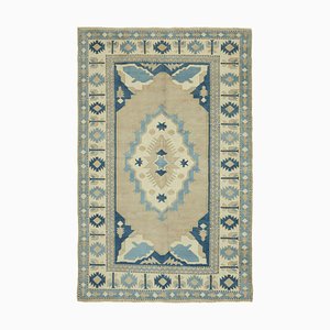 Tapis Vintage en Laine et Coton d'Anatolie