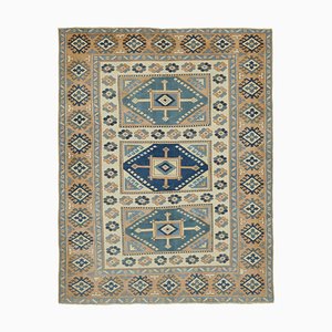 Anatolischer Vintage Teppich aus Wolle & Baumwolle