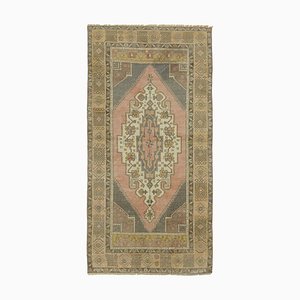 Tapis Vintage en Laine et Coton d'Anatolie