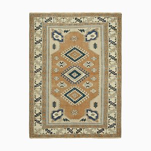 Tapis Vintage en Laine et Coton d'Anatolie