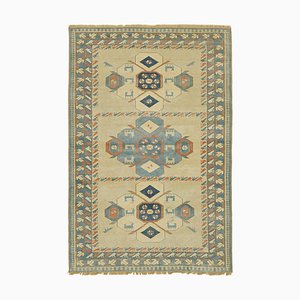 Vintage Anatolian Wool and Cotton Rug