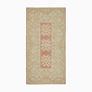 Tapis Vintage en Laine et Coton d'Anatolie