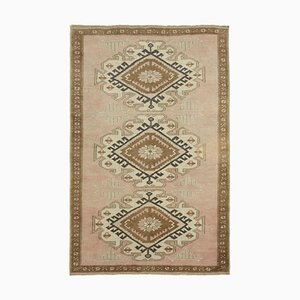 Tapis Vintage en Laine et Coton d'Anatolie