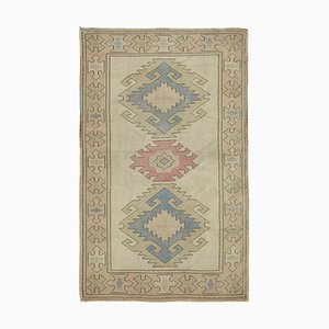 Tapis Vintage en Laine et Coton d'Anatolie