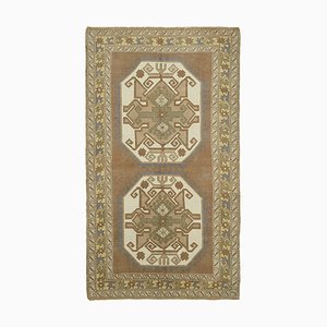 Tapis Vintage en Laine et Coton d'Anatolie