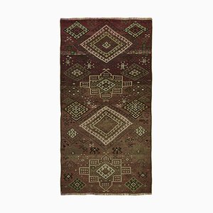 Tapis Vintage en Laine et Coton d'Anatolie