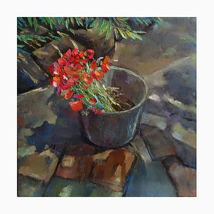 Kamsar Ohanyan, Field Poppies, 2022, Oil on Canvas
