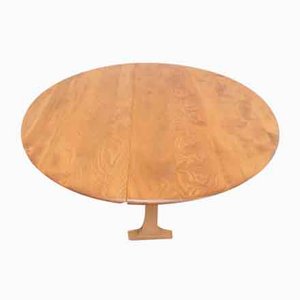 Mid-Century Elm Drop Leaf Dining Table from Ercol