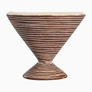 Cuenco de cerámica de Mado Jolain, años 60