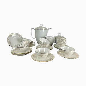 Porcelain Coffee and Tea Service for 10, Set of 23