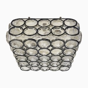 Mid-Century Modern Glass Ceiling Lamp from Limburg, Germany, 1960s