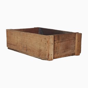 Industrial Wooden Workshop Box, 1950s