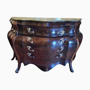 Commode à Tiroirs avec Couvercle en Marbre Vert et Tiroirs Larges, Pays-Bas, 1900s