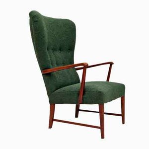 Fauteuil à Dossier Haut, Danemark, 1960s