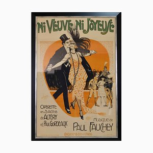 Poster pubblicitario Art Noveau, Francia, 1919