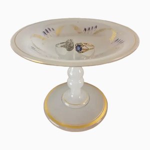 Antique Jewelry Stand in Opaline