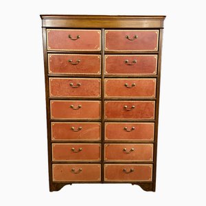 Filing Cabinet with Drawer in Mahogany 19th
