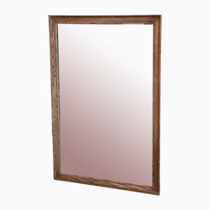 Larger French Oak Wall Mirror, 1860s