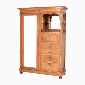 Armoire Antique en Noyer de Wilhelminian, 1890s