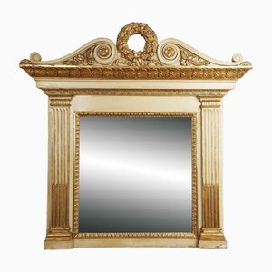Lacquered & Golden Fireplace Mirror