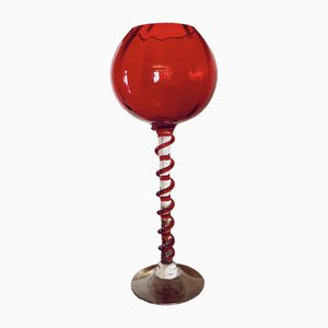 Large Spanish Blown Glass Cup, 1960s