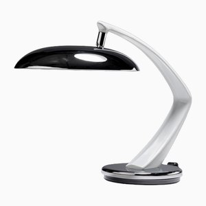 Boomerang Desk Lamp in Chrome from Chamfer, Madrid, Spain, 1960s