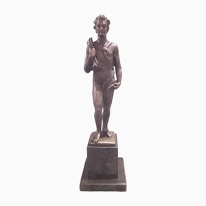 Statua figurativa in bronzo, inizio XX secolo