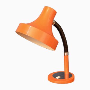 Lampe de Bureau Orange, Italie, 1970s