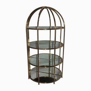 Mobile bar in ottone, anni '70