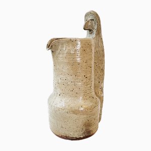 Large French Anthropomorphic Vase in Sandstone, 1960s