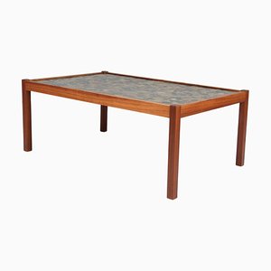 Sofa Table in Rosewood & Stones from Ib Kofod-Larsen, 1960s