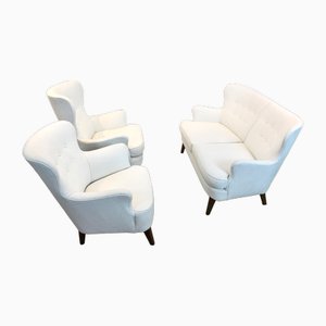 Living Room Set attributed to Theo Ruth for Artifort, Set of 3