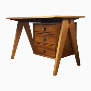 Bureau Mid-Century en Teck avec Plateau en Formica, 1960s