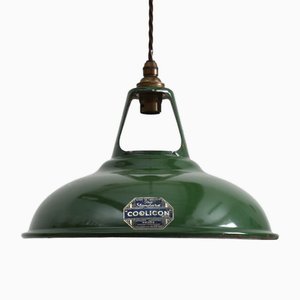 Lampada Coolicon verde, anni '40