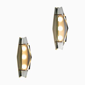 Wall Lamps by Max Ingrand for Fontana Arte, 1960, Set of 2