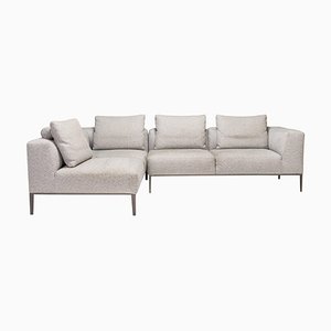 Michel Effe Corner Sofa in Gray Fabric by Antonio Citterio for B&B Italia, 2015