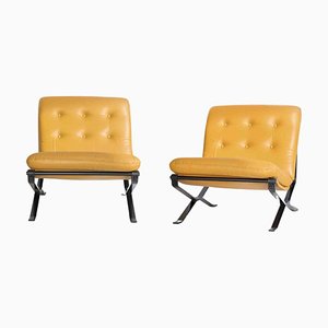Lotus Armchairs by Ico and Luisa Parisi, Mid-20th Century, Set of 2