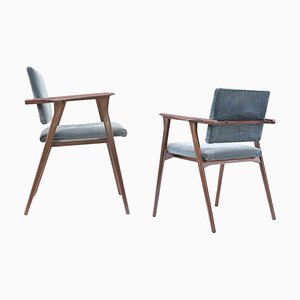 Set of Rosewood Luisa Chairs by Franco Albini, 1950s