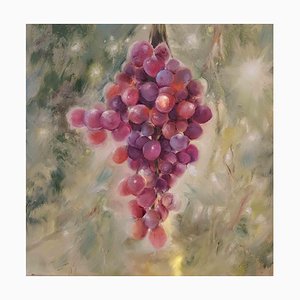 Elena Mardashova, Grapes, Oil on Canvas, 2021