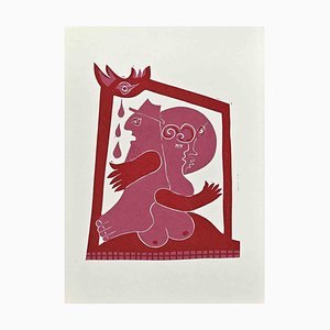 Axel Hartenstein, Hybrid Creature, Screen Print, Mid-20th Century