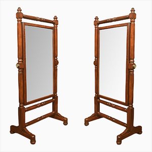 Cheval Mirrors, Set of 2