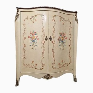 Venetian Baroque Style Cabinet with Marble Top